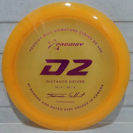 Prodigy D2 400 Plastic - Thomas Gilbert Signature Series <br> 13 | 6 | -0.5 | 3