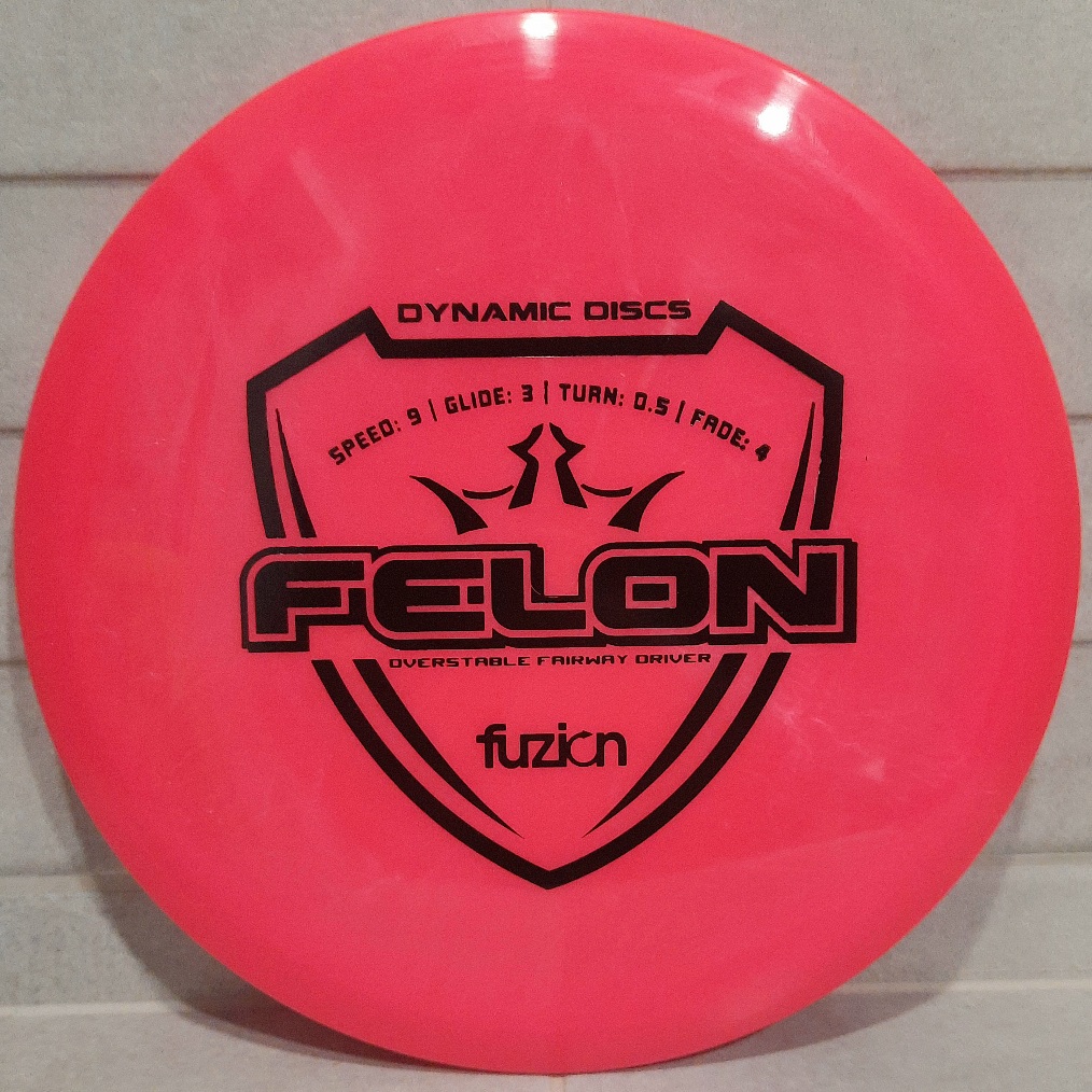 Dynamic Discs Felon Fuzion Dynamic Discs Fuzion Felon (173g) <br> 9 | 3 | 0.5 | 4 — изображение 1