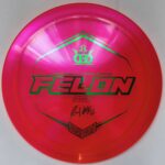 Dynamic Discs Lucid Ice Glimmer Sockibomb Felon <br> 9 | 3 | 0.5 | 4